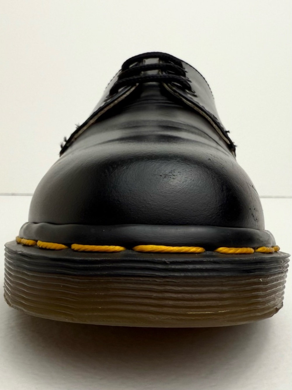 Vintage Dr. Martens England 1461 Black Smooth Leather MIE Oxfords UK 4 - Picture 9 of 16